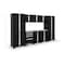 Newage Products Bold Series 14 Piece Garage Cabinet Set w/Stainless Steel Top, Black 63266 - alternate 3